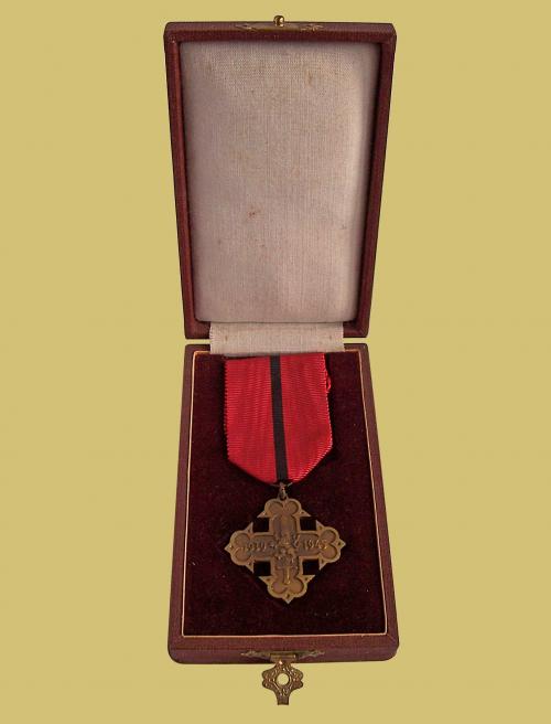 Československý válečný kříž 1939 udělený In memoriam 15.12.1945