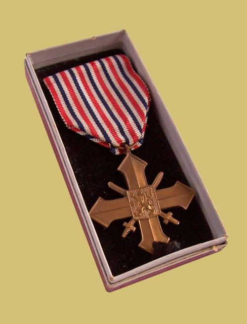 Čsl. válečný kříž 1939 - 1945 udělený In memoriam