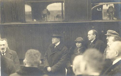 Příjezd do Horního Dvořiště, 20.12.1918