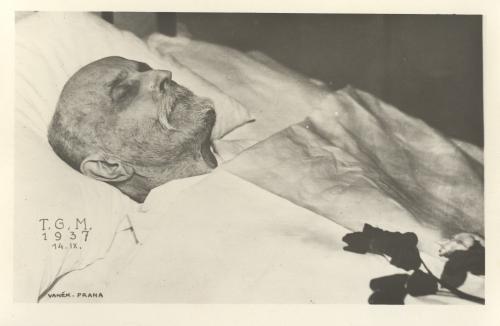 Posmrtné foto T. G. Masaryka