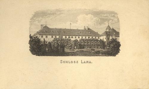 Vzhled zámku Lány v 19. století